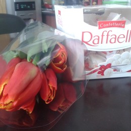 Поздравительная фотография с 8-м Мартом